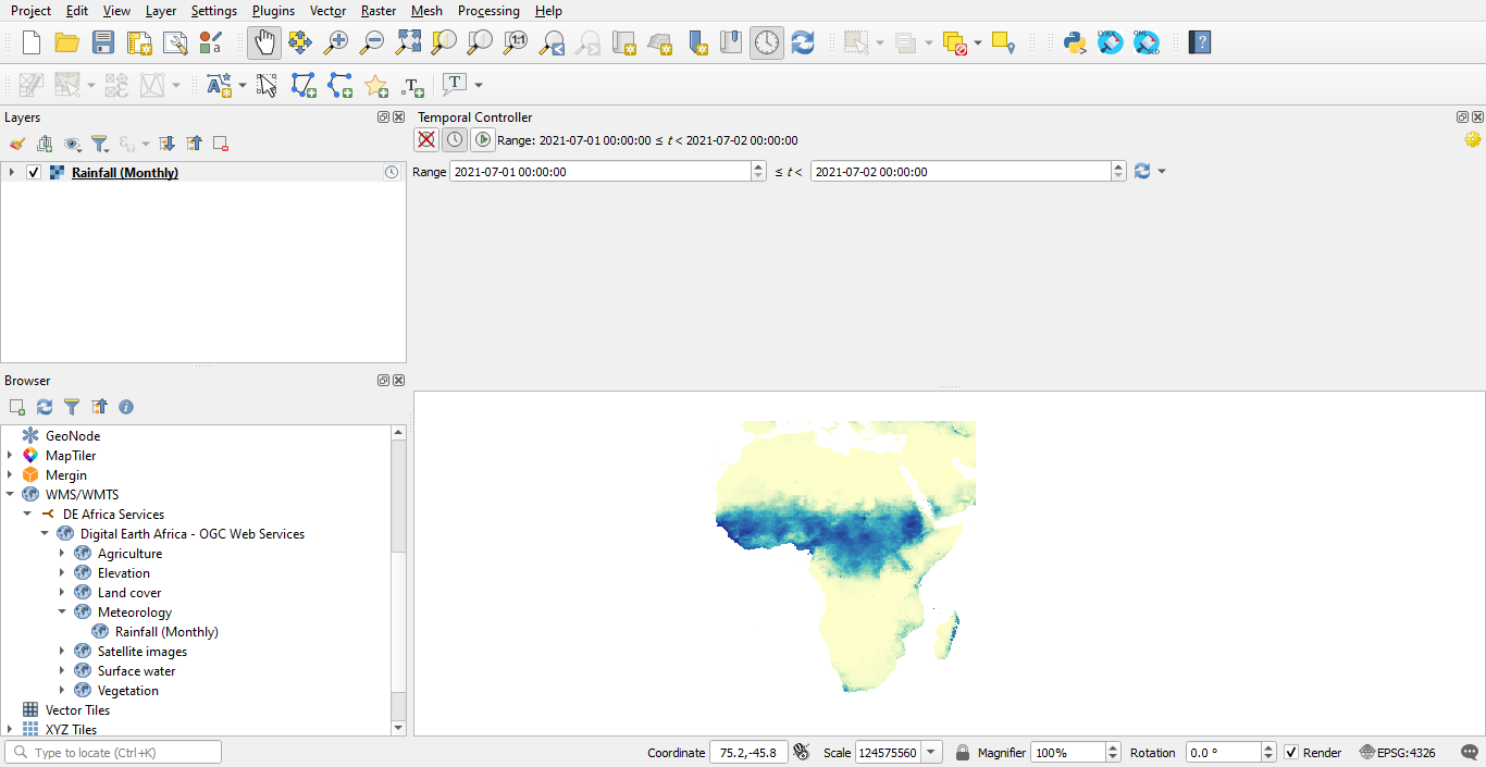 QGIS - Fixed Range Temporal Navigation