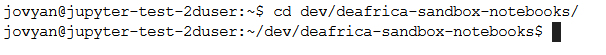 Change your Terminal directory.