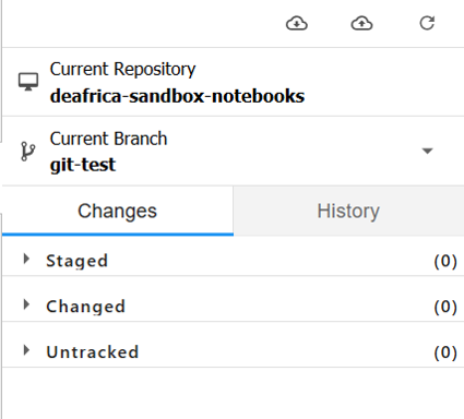 Staged changes have been removed.
